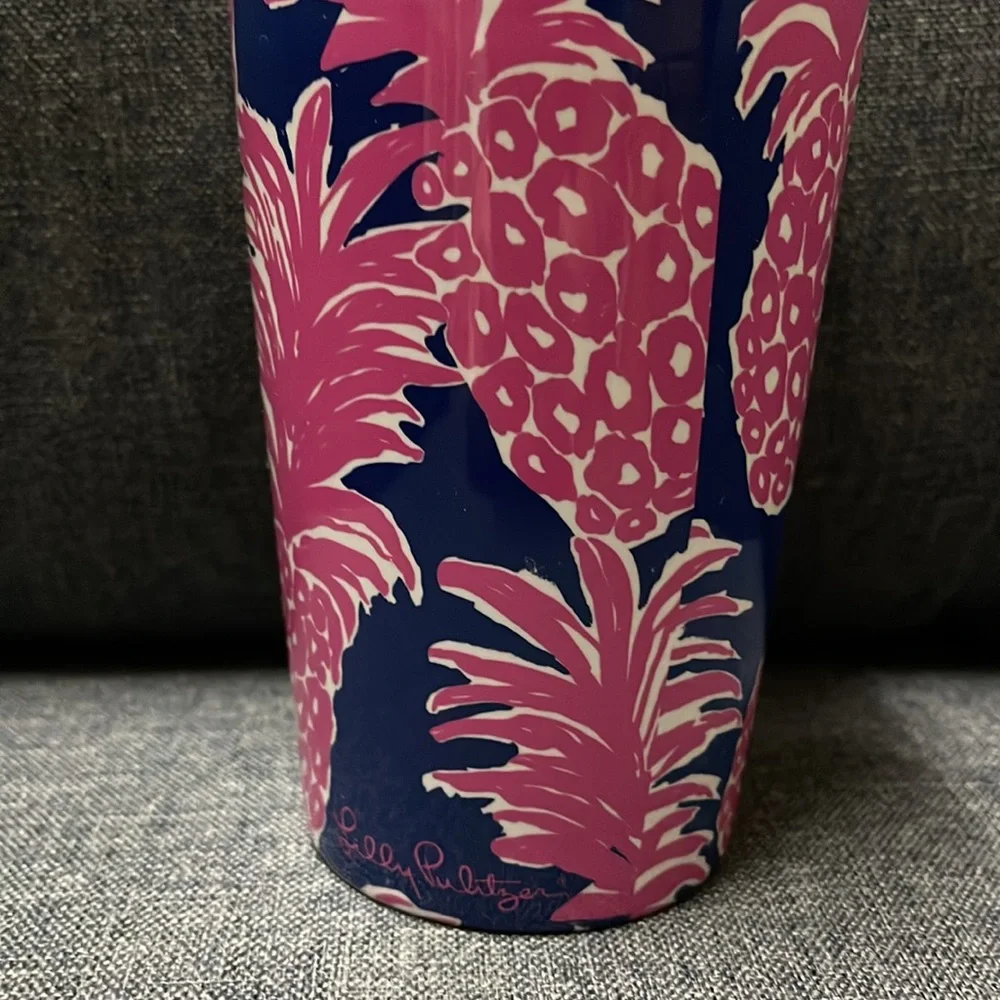 Lilly Pulitzer Flamenco Ceramic Travel Mug